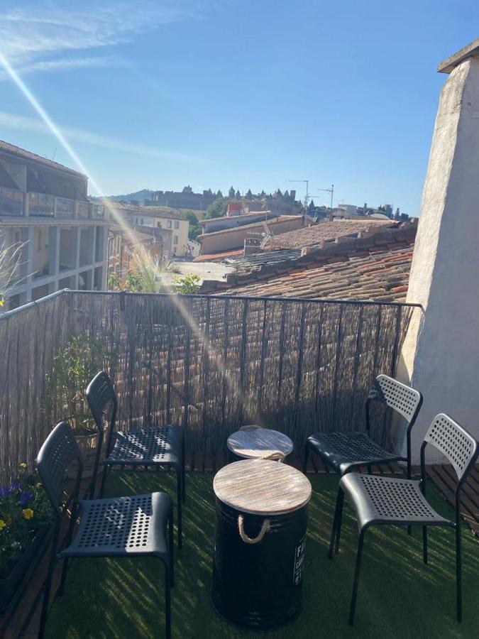 Rooftop Face A La Cite 'rfc' Carcassonne